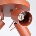 Lampa sufitowa RING 3P ochra czerwona plafon SL.1509 SOLLUX LIGHTING