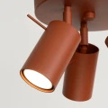 Lampa sufitowa RING 3P ochra czerwona plafon SL.1509 SOLLUX LIGHTING