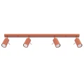 Lampa sufitowa RING 4L ochra czerwona plafon SL.1510 SOLLUX LIGHTING
