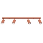 Lampa sufitowa RING 4L ochra czerwona plafon SL.1510 SOLLUX LIGHTING