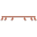 Lampa sufitowa RING 6L ochra czerwona plafon SL.1511 SOLLUX LIGHTING