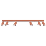 Lampa sufitowa RING 6L ochra czerwona plafon SL.1511 SOLLUX LIGHTING