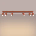 Lampa sufitowa RING 6L ochra czerwona plafon SL.1511 SOLLUX LIGHTING