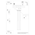 Lampa wisząca PASTELO 5P beżowa zwis SL.1516 SOLLUX LIGHTING