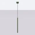 Lampa wisząca PASTELO 1 zielona oliwka zwis SL.1518 SOLLUX LIGHTING