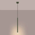 Lampa wisząca PASTELO 1 zielona oliwka zwis SL.1518 SOLLUX LIGHTING