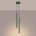 Lampa wisząca PASTELO 2 zielona oliwka zwis SL.1519 SOLLUX LIGHTING