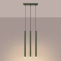 Lampa wisząca PASTELO 3 zielona oliwka zwis SL.1520 SOLLUX LIGHTING