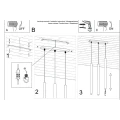 Lampa wisząca PASTELO 3 zielona oliwka zwis SL.1520 SOLLUX LIGHTING