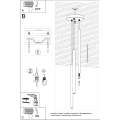 Lampa wisząca PASTELO 3P zielona oliwka zwis SL.1521 SOLLUX LIGHTING