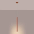 Lampa wisząca PASTELO 1 ochra czerwona zwis SL.1524 SOLLUX LIGHTING