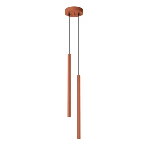 Lampa wisząca PASTELO 2 ochra czerwona zwis SL.1525 SOLLUX LIGHTING