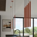 Lampa wisząca PASTELO 2 ochra czerwona zwis SL.1525 SOLLUX LIGHTING