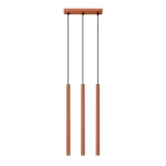 Lampa wisząca PASTELO 3 ochra czerwona zwis SL.1526 SOLLUX LIGHTING