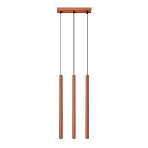 Lampa wisząca PASTELO 3 ochra czerwona zwis SL.1526 SOLLUX LIGHTING