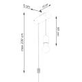 Lampa ścienna NIMBI E27 z włącznikiem kinkiet SL.1644 SOLLUX LIGHTING