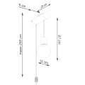 Lampa ścienna NIMBI G9 z włącznikiem kinkiet SL.1645 SOLLUX LIGHTING