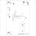 Lampa ścienna ASTRAL 1 czarna kinkiet SL.1661 SOLLUX LIGHTING