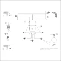 Lampa wisząca ASTRAL 3 czarna żyrandol SL.1662 SOLLUX LIGHTING