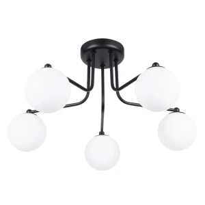 Lampa wisząca ASTRAL 5 czarna żyrandol SL.1663 SOLLUX LIGHTING