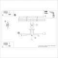 Lampa wisząca TIMBO 4 biała żyrandol SL.1665 SOLLUX LIGHTING