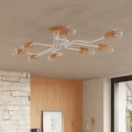 Lampa wisząca TIMBO 8 biała żyrandol SL.1667 SOLLUX LIGHTING