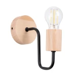 Lampa ścienna TIMBO czarna kinkiet SL.1668 SOLLUX LIGHTING