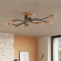 Lampa ścienna TIMBO czarna kinkiet SL.1668 SOLLUX LIGHTING