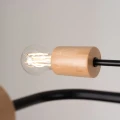 Lampa wisząca TIMBO 4 czarna żyrandol SL.1669 SOLLUX LIGHTING