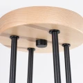Lampa wisząca TIMBO 4 czarna żyrandol SL.1669 SOLLUX LIGHTING
