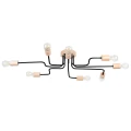 Lampa wisząca TIMBO 8 czarna żyrandol SL.1671 SOLLUX LIGHTING