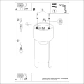 Lampa sufitowa FLASH biała plafon SL.1673 SOLLUX LIGHTING