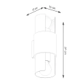 Lampa ścienna FLASH 2 biała kinkiet SL.1674 SOLLUX LIGHTING