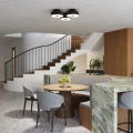 Lampa sufitowa OMIQ czarna plafon SL.1678 SOLLUX LIGHTING