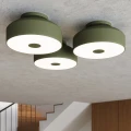 Lampa sufitowa OMIQ zielony oliwkowy plafon SL.1680 SOLLUX LIGHTING