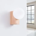 Lampa ścienna BULBO naturalne drewno kinkiet SL.1682 SOLLUX LIGHTING