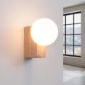 Lampa ścienna BULBO naturalne drewno kinkiet SL.1682 SOLLUX LIGHTING