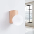 Lampa ścienna BULBO naturalne drewno kinkiet SL.1682 SOLLUX LIGHTING