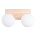 Lampa sufitowa BULBO 2 naturalne drewno plafon SL.1683 SOLLUX LIGHTING