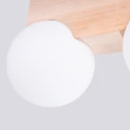 Lampa sufitowa BULBO 2 naturalne drewno plafon SL.1683 SOLLUX LIGHTING