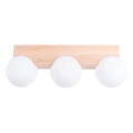Lampa sufitowa BULBO 3 naturalne drewno plafon SL.1684 SOLLUX LIGHTING