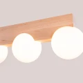 Lampa sufitowa BULBO 3 naturalne drewno plafon SL.1684 SOLLUX LIGHTING