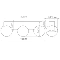 Lampa sufitowa BULBO 3 naturalne drewno plafon SL.1684 SOLLUX LIGHTING