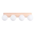 Lampa sufitowa BULBO 4 naturalne drewno plafon SL.1685 SOLLUX LIGHTING
