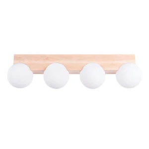 Lampa sufitowa BULBO 4 naturalne drewno plafon SL.1685 SOLLUX LIGHTING