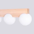 Lampa sufitowa BULBO 4 naturalne drewno plafon SL.1685 SOLLUX LIGHTING