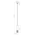 Lampa wisząca LAMI 1 biała zwis SL.1686 SOLLUX LIGHTING