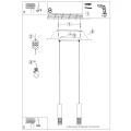 Lampa wisząca LAMI 2 biała zwis SL.1687 SOLLUX LIGHTING