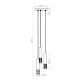 Lampa wisząca LAMI 3P biała zwis SL.1689 SOLLUX LIGHTING
