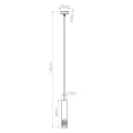 Lampa wisząca LIRO 1 biała zwis SL.1691 SOLLUX LIGHTING